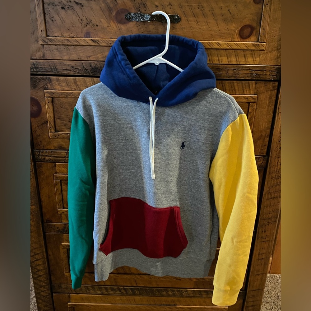 Ralph Lauren Polo colorblock sweatshirt hoodie